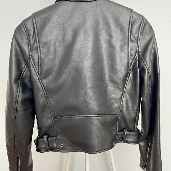 Zara trf collection - Leather coat - Size XS - Black - NWOT - Picture 2 of 5